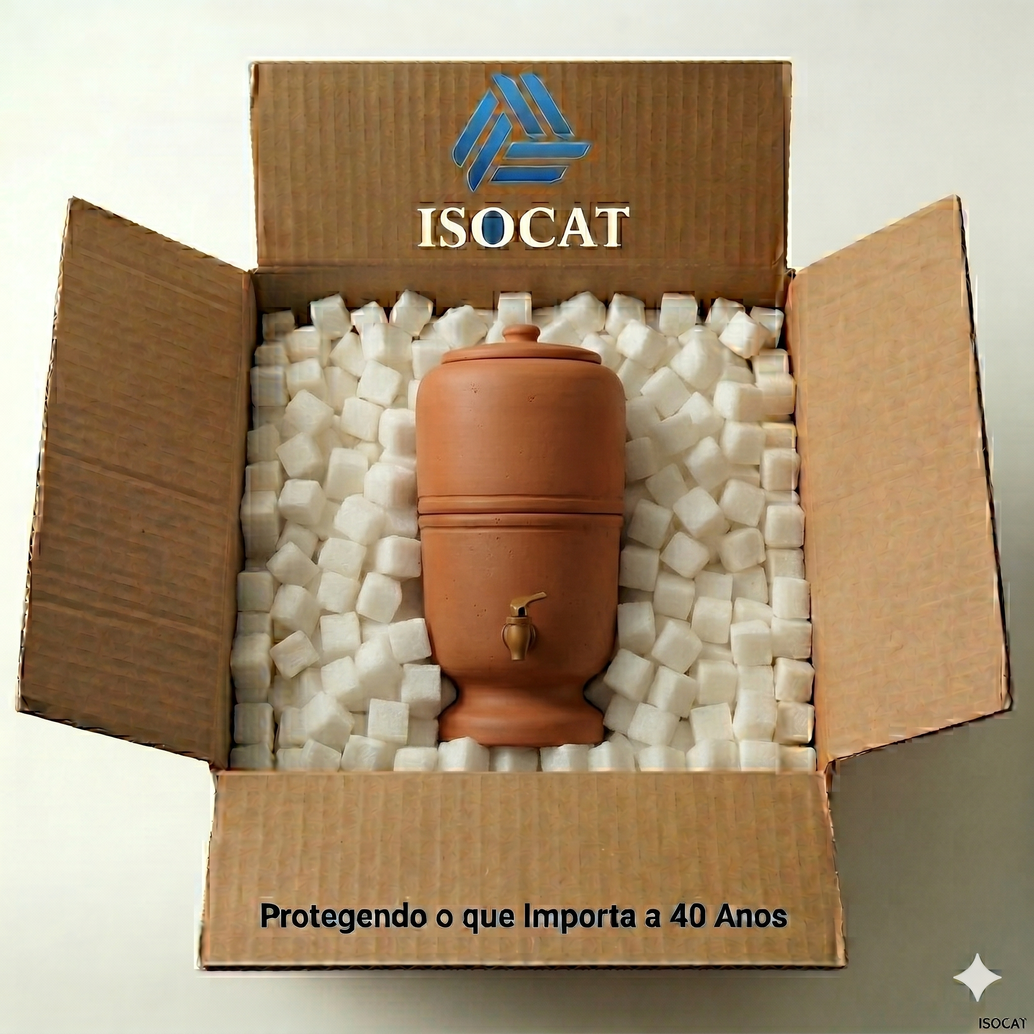 Isocubo enchimento de puff